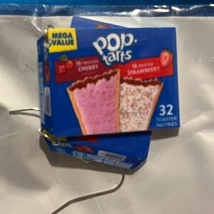 Cherry and Strawberry Toaster Pastries Earrings